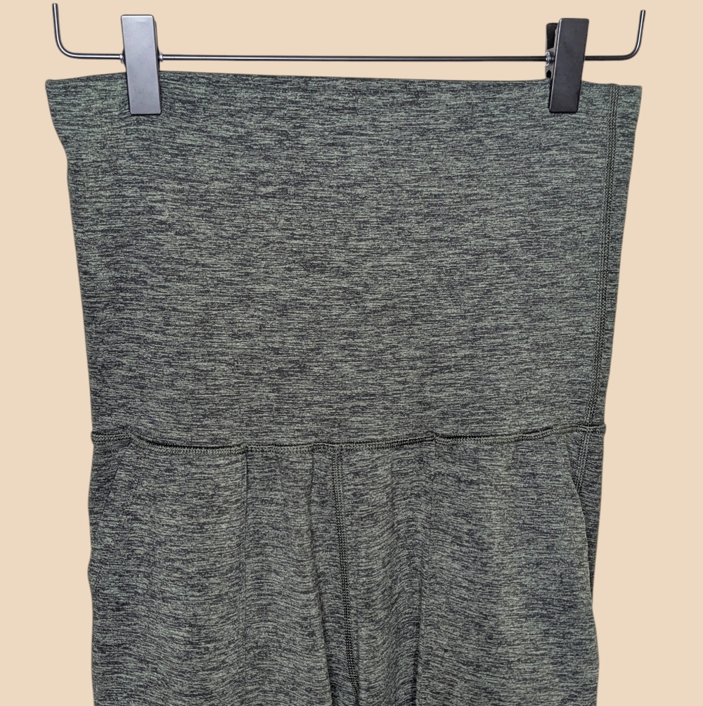 Aerie OFFLINE Joggers XS Gray Green High Waisted Foldover Athleisure Loungewear - Picture 8 of 13